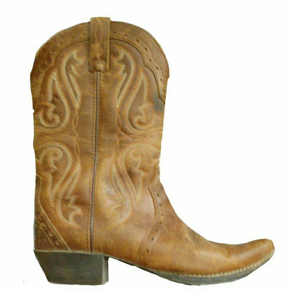 Ariat cowboy style unisex boots size 5